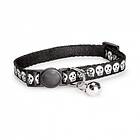 Basic Cat Reflective Halsband Dödskalle Svart