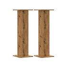 vidaXL Högtalarställ 2 st ek 30x30x95 cm konstruerat trä