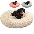 Caveli Pet Products Lugnande hundbädd donut för hundar upp till 20kg 80 cm,