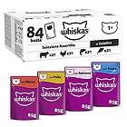 Whiskas 1+ Cat Mixed Selection in Jelly 84x85g