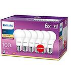 Philips E27 LED-lampa 13W 6 st