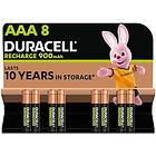 Duracell AAA Recharge 900 mAh 8-pack
