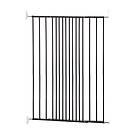 SPD Pet Extending Gate, extra hög Hundgrindar, svart, 62,5-106,8 cm