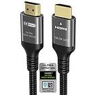 Ubluker 10K 8K 4K HDMI Kabel 48Gbps Certifierad Ultra High Speed 240Hz