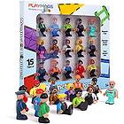 Playmags  magnetiska figurer-Community figurer Set med 15 delar