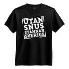 Utan Snus Stannar Sverige T-shirt Small