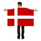 Flaggcape Danmark One size