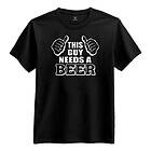 This Guy Needs a Beer T-shirt Small