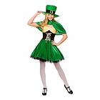 Kvinnlig Leprechaun Budget Maskeraddräkt X-Large