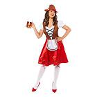 Oktoberfest Röd Klänning Maskeraddräkt Large