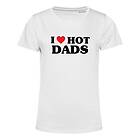 I Love Hot Dads Dam T-shirt Large
