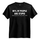 95% Of People Are Stupid T-shirt X-Large