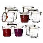 Huphuro Weck 189 Burk, Genomskinlig, 500ml, Paket med 12