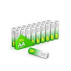 Gp Alkaliska AA- batteri 20-pack| Extra |15A/LR6 1,5V batteri Lång livslängd, högre effektivitet och daglig användning