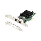 Digitus Dn-10132 Gigabit Ethernet Pci Express Card 2-Port 32-Bit Low Profile Bra