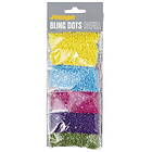 Panduro Hobby Bling Dots Refill Colorful Ø3 mm – 5 påsar färgglada bling dots