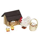 Panduro Hobby Miniatyrkit höna & kycklingar