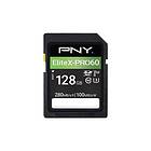 PNY 128GB EliteX-PRO60 Class 10 U3 V60 UHS-II SDXC