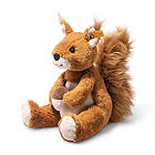Steiff Cuddly Friends Ekorre Phil rödbrun sittande, 20 cm