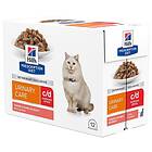 Hill's Prescription Diet Feline c/d Multicare Stress Urinary Care Salmon 12x85g