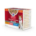 Hills Science Plan Sterilised Cat Adult Healthy Cuisine Mixed wet 12x80g