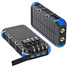 MTP Products Psooo M2 Trådlös Powerbank med Solcellsladdning 20000mAh