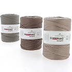 Medium Hoooked Zpagetti trikågarn 450g taupe – Taupe shades ZP004-03