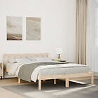 vidaXL Sängram utan madrass extra lång 160x210 cm massiv furu