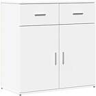 vidaXL Skänk vit 79x38x80 cm konstruerat trä