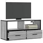 vidaXL Tv-bänk grå sonoma 80x31x39,5 cm konstruerat trä och metall