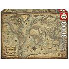 Educa Pussel: Map Of The World 3000 Bitar