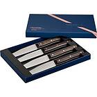 Opinel Table Knives Facette Set Of 4 Dark Ash