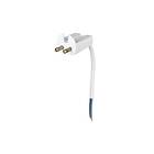 Airam Lampkontakt vit, med kabel 11 cm, ojordad