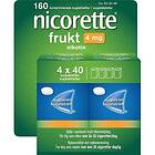 Nicorette Frukt Sugtablett 4 mg Sugtablett Nikotin 4 x 40 st