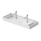 Duravit Tvättställ Bento Starck Box för Placering på Bänkskiva DuroCast Plus Vit Satin matt 1140 mm 2660113272