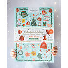 Simon Coll Hello Winter Ljus choklad 24 luckor Advent Calendar