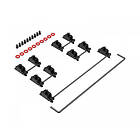Durock Stabilizers V3 Screw Ins Nero