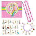 Smycken Barn Unicorn Armband Halsband DIY Gi Advent Calendar 2023