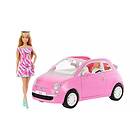 Barbie Fiat Car Vehicles and Doll (HRG59)