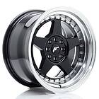 Japan Racing JR Wheels JR6 16x9 ET20 4x100/108 Gloss Black w/Machined Lip