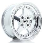 Japan Racing JR Wheels JR6 15x7 ET35 4x100 Silver Machined Face