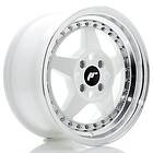 Japan Racing JR Wheels JR6 15x7 ET35 4x100 White w/Machined Lip