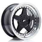 Japan Racing JR Wheels JR6 16x8 ET25 4x100/108 Gloss Black w/Machined Lip