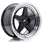 Japan Racing JR6 Gloss Black 9X18 ET20-35 CB72,6 5H
