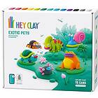Adlibris Modellera Exotiska Djur 15-pack lufttorkande Hey Clay