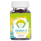 Monkids Omega-3 Barn Äpple 60 tuggtabletter