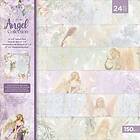 Crafters Companion Paper Pad Vellum 8x8 Angel 24 ark