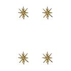 House Doctor Spike julgransstjärna 7,5 cm 4-pack