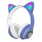 MTK Bluetooth Over Ear Music Headset Glowing Cat