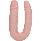 RealRock U Shape Realistic Double Dildo